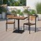 Flash Furniture Faux Teak Outdoor Patio Table and Chair Set XU-DG-10456033-GG - alternate 1